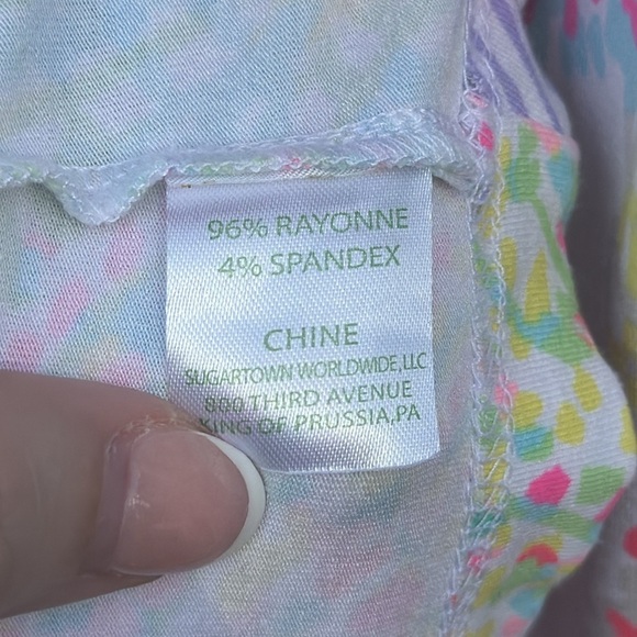 Lilly Pulitzer SLOANE MAXI DRESS Roar Of The Seas Multi Floral Coral Sz XS - Picture 6 of 6